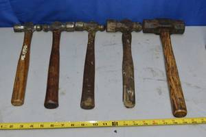 lot 46 image: Ball Peen Hammers