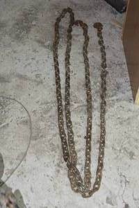 lot 119A image: 18 chain with hooks