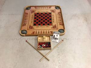lot 173 image: Carrom board game