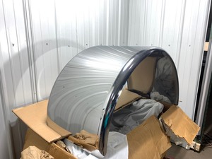 21 Wide Stainless Half Fender Kit