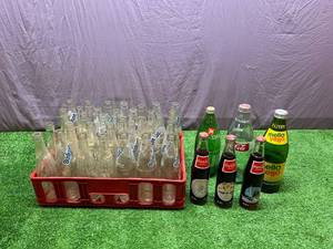 lot 21 image: Old Soda Bottles & Coke Tote