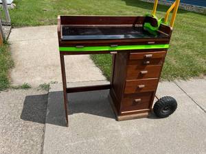 lot 61 image: Old Dental Cabinet