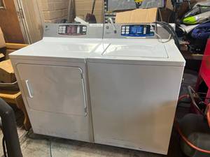 lot 76 image: Commercial Washer & Dryer