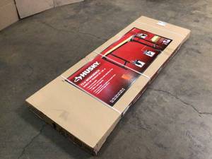 Husky 6 ft. Solid Wood Top Workbench in Black - Review all pictures
