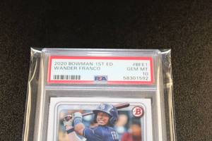 2020 Bowman 1st Edition Wander Franco #BFE1 PSA 10