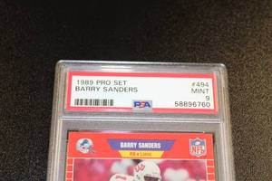 1989 Pro Set Barry Sanders #494 Rookie Card PSA 9