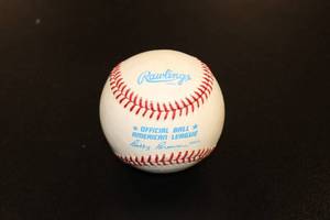 Eddie Mathews Sweet Spot Autograph Baseball
