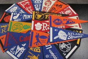 1970s MLB Baseball Pennant 12x5 Pennant Lot  23 Different Pennants