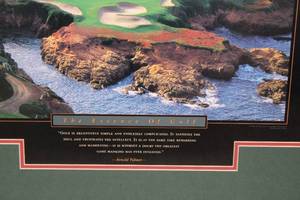 The Essence of Golf Arnold Palmer Quote MattedFramed Poster 28x22