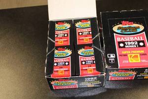 1992 Stadium Club Baseball Series 1 Unopened Hobby Box Lot  Lot of 2 Boxes