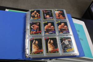 WWEWWF Wrestling Card Collection  6 Binders