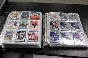 Football & Basketball Rookie Card Binder Lot  3 Binders
