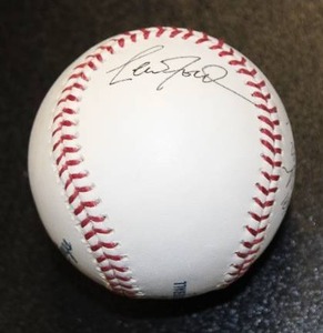 Dan GladdenGrant BalfourLew Ford Side Panel Autograph Baseball
