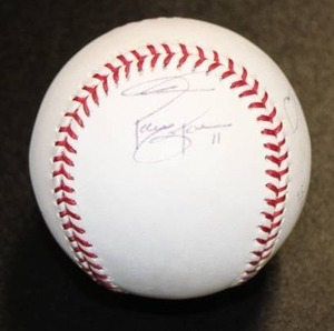 Johan SantanaTony Oliva Torii Hunter Autograph Baseball