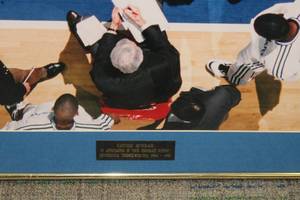 Framed 1994-95 Minnesota Timberwolves Issued Photo to Eastside Beverage