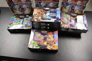 Pokemon Dual V Battle Deck & Mini Portfolio Case Resale Lot