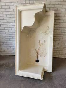 Fiberglass Sit Down Shower Base - 60 x 32