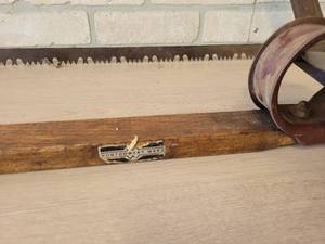 Antique Montgomery Ward Garden Disc, and Vintage Tree Saw (46 Long) - NO SHIPPING - 1441