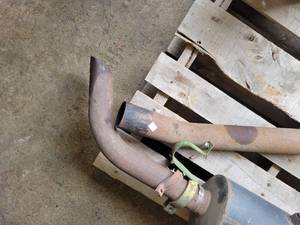 Generator Muffler and Exhaust Tube - Tube is 2.5 and Muffler is 20 x 7