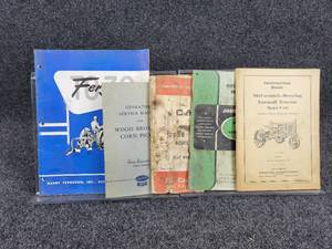 Lot of (5) Vintage Manuals - Ferguson, Ford, Case, John Deere and McCormick-Deering