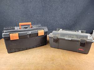 (2) Plastic Tool Boxes