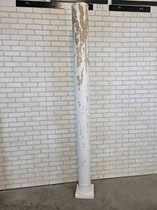 Antique Wood Columns 7.5 Diameter and about 93 Long - NO SHIPPING
