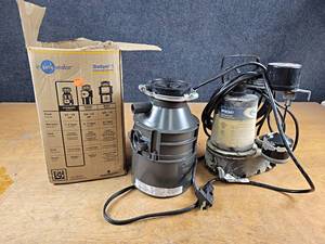 Badger Disposal and Cast Iron Sump Pump - Both Used - NO SHIPPING