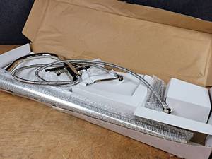 New Freestanding Tub Faucet and Hand Shower Part No. KBIS-FS-022-PN - Unsure if Complete