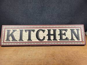 KITCHEN Accent Sign - About 47 x 12 - NO SHIPPING