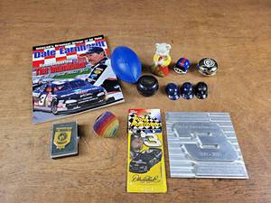 Dale Earnhardt Milled Aluminum Plate and Memorabilia