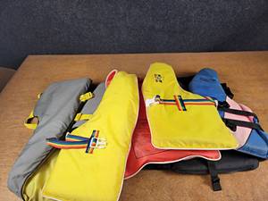 Lot of (3) Assorted Life Jackets