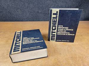 (2) MITCHELL Imported Cars & Trucks Service Manuals 1979 & 1981