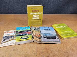 Lot of (6) Vintage Foreign Car Manuals