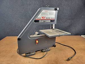 Craftsman 10 Table Top Bandsaw - tested and Works