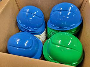 Huge Lot of (36) NEW Hard Hats - Straps not included - shell only