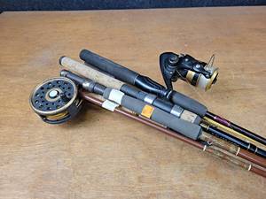 Lot of (6) Fishing Rods - Alpha Fly Fishing Reel  Rod, Combo and Rods