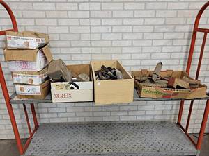 Large Lot of Leftovers - Sheathing Clips, Iron, Tools and More - Cart NOT Included