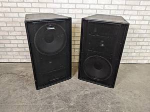 Pair of Community 15 3-Way Loudspeakers - Model CPL64-46B - These are Used Surplus from a Professional Audio Installer - NO SHIPPING