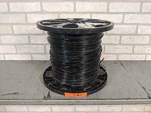 10awg Stranded Copper Wire (Black) - Unknown Length - Weighs 59.8 LBS