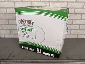 Priority CAT6 24awg 4-Pair Wire - Unknown Length - Weighs 27.6 LBS