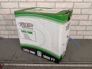 Priority CAT6 24awg 4-Pair Wire - Unknown Length - Weighs 27.6 LBS