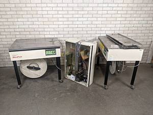 StraPack Semi-Automatic Strapping Machine - Model D-52 - Good Working Condition Per Seller - Includes (2) Parts Units - NO SHIPPING