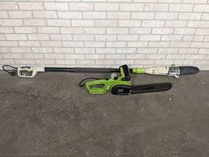 Portland Electric Pole Saw & 14 Electric Chainsaw- Both are Tested and Work - NO SHIPPING