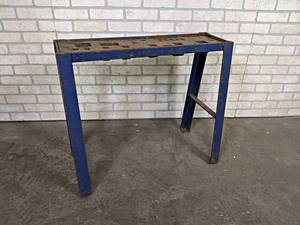 PEXTO #982 Blacksmithing Stake Table  - Table is about 31 x 9.5 x 27 Tall - NO SHIPPING