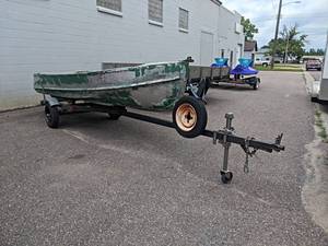 14 Lone Star Aluminum Duck Boat and Trailer