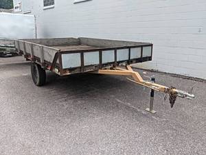 Homemade Single Axle Utility Trailer