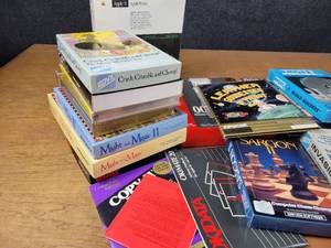 Huge Lot of Software and Books for Apple II and More - See Pics for all Included