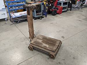 lot 224 image: Antique Grain Scale - NB Gaston & Son Beloit WIS - NO SHIPPING