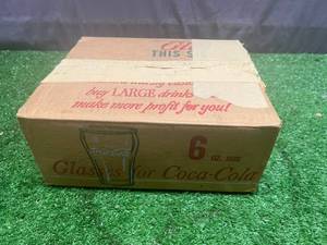 6 - 6 oz Coca-Cola Glasses in Original Box