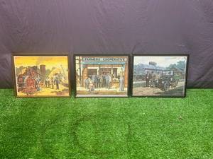 3 Framed Farmers Coop Prints